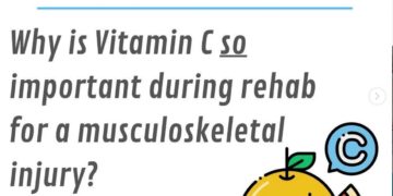 Vitamine C et rééducation après une blessure sportive